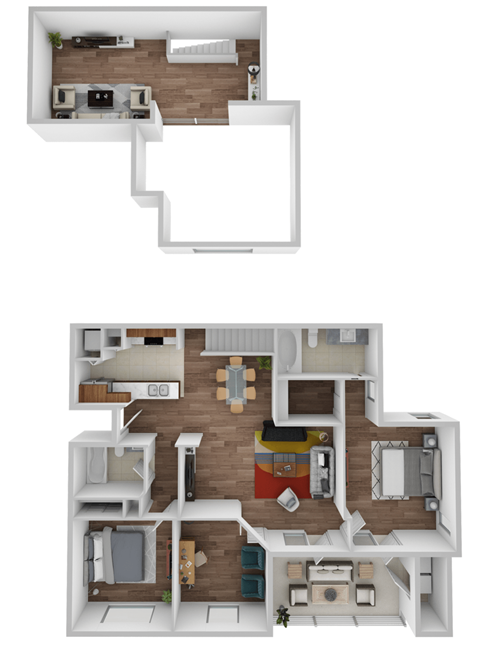 1761 Commons North Loop 1-3 Beds Apartment for Rent - Photo Gallery 31